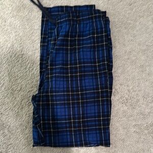 Blue Plaid Pajama Pants